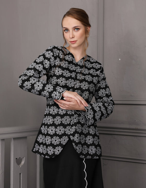 BAJU KEBAYA ZOE (BLACK)